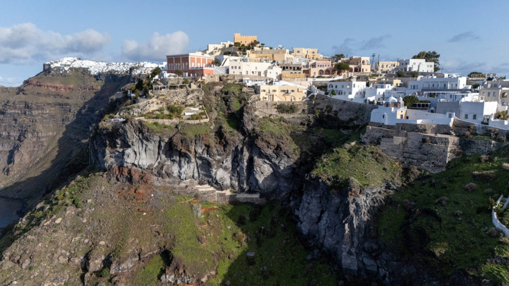 Santorini faces significant seismic activity, necessitating safety and evacuation measures.