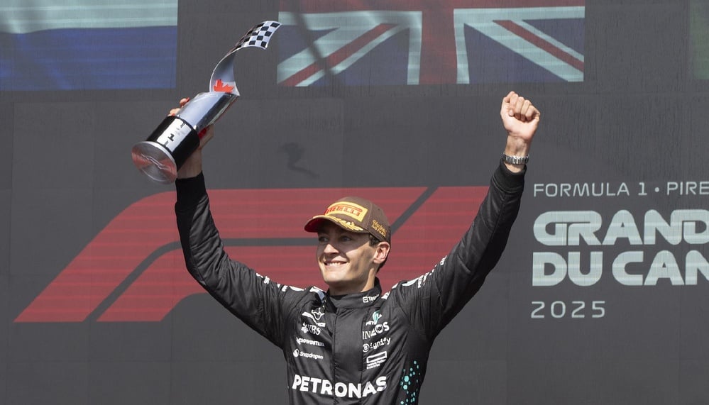 George Russell wins Canadian Grand Prix amid McLaren collision drama