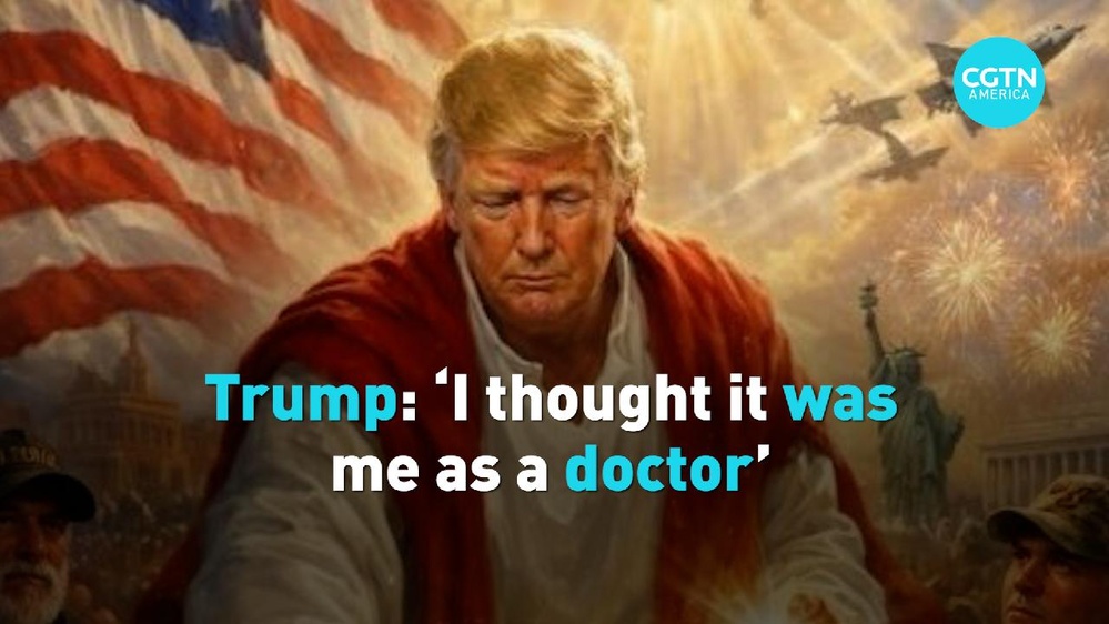Source: https://newsus.cgtn.com/news/2026-04-14/Trump-I-thought-it-was-me-as-a-doctor--1MjYv03przO/p.html?UTM_Source=cgtn&UTM_Medium=rss&UTM_Campaign=World