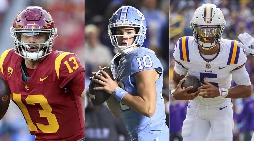 2024 NFL Draft Odds: Quarterbacks Projected to Go First, Second and Third