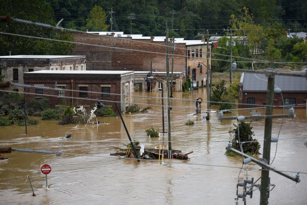 Hurricane Helene's devastation triggers political and community response complexities.