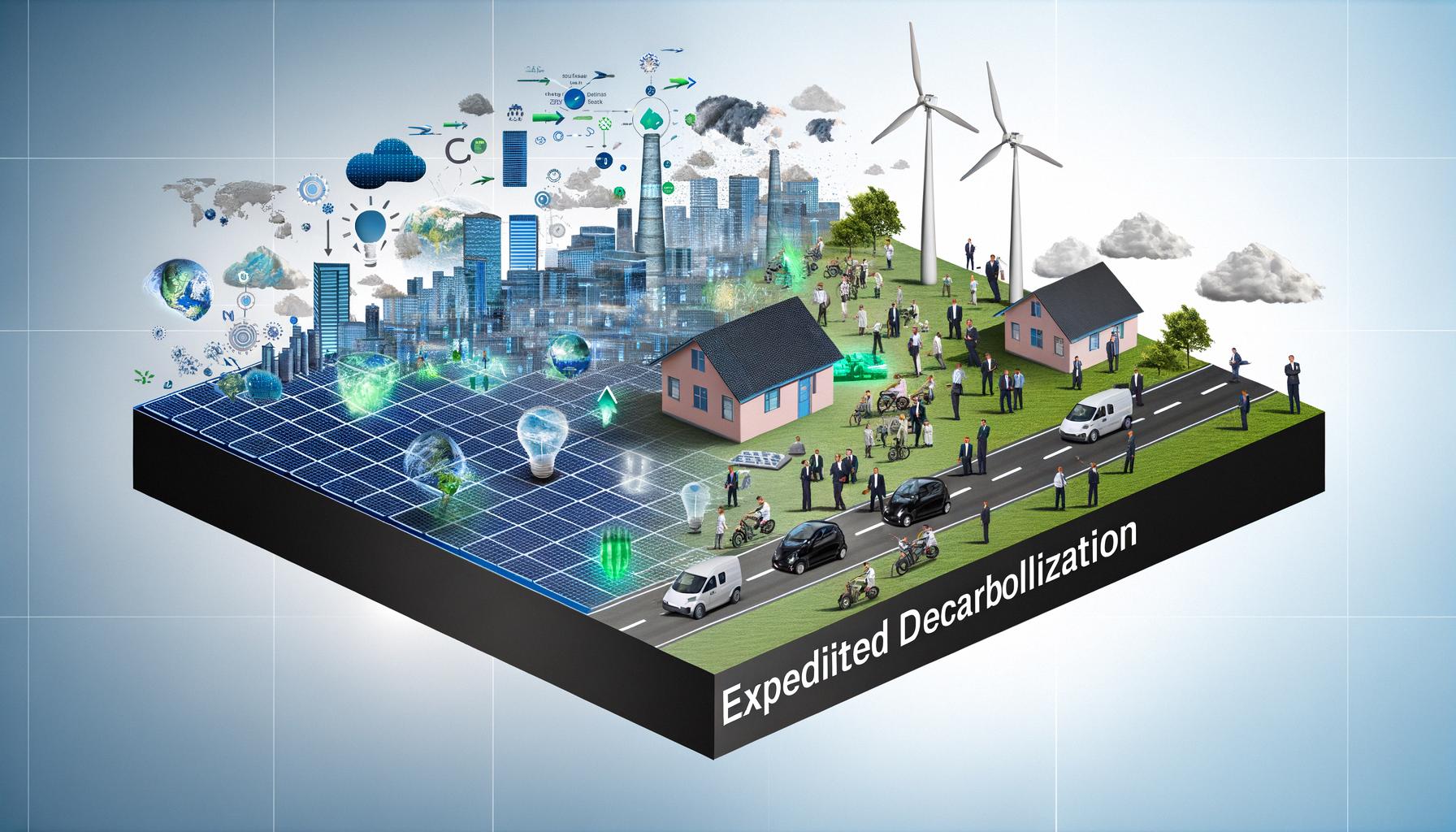 Technological and collaborative efforts are accelerating decarbonization across various sectors globally.