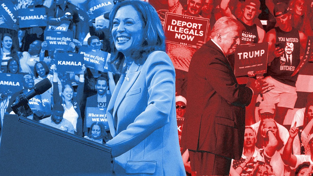 What Harris and Trump's branding choices reveal about the 2024 election