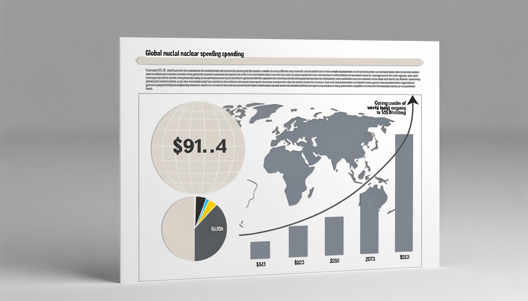 Global nuclear spending surged to $91.4 billion in 2023