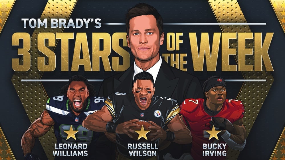 Tom Brady's 3 Stars of Week 13, including Steelers' Russell Wilson