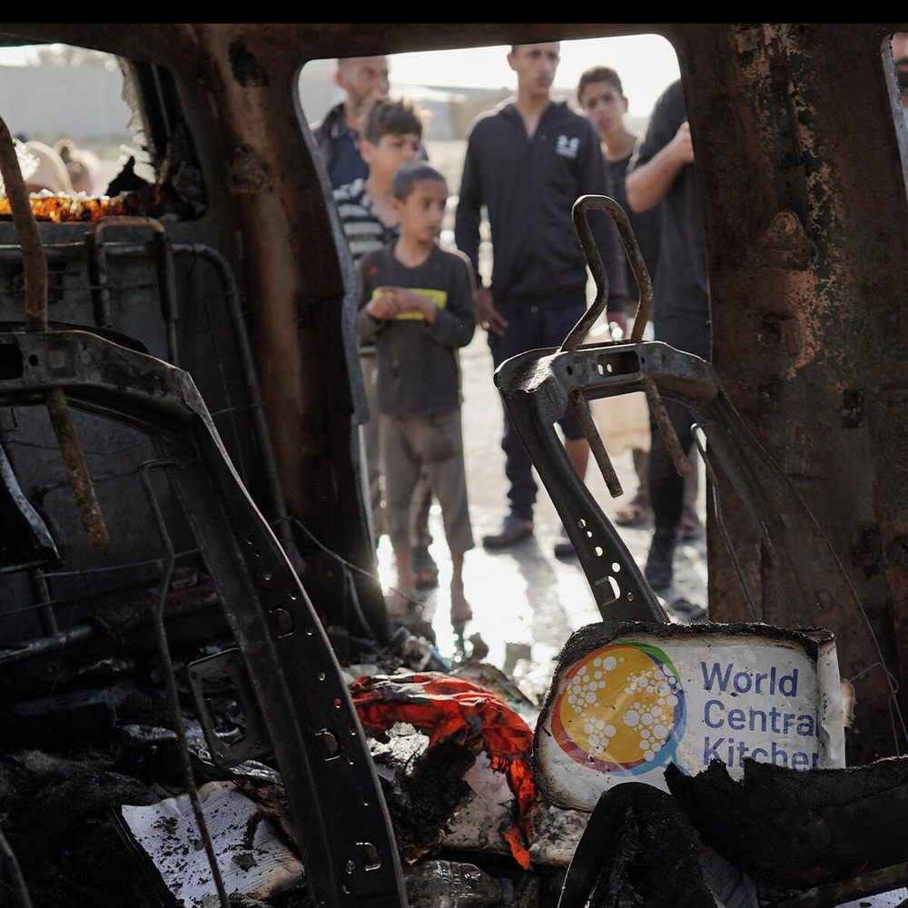 Israeli airstrike mistakenly killed seven aid workers from World Central Kitchen in Gaza .
