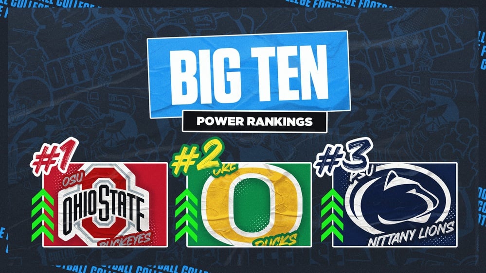 2024 Big Ten power rankings: Ohio State, Oregon set up huge showdown