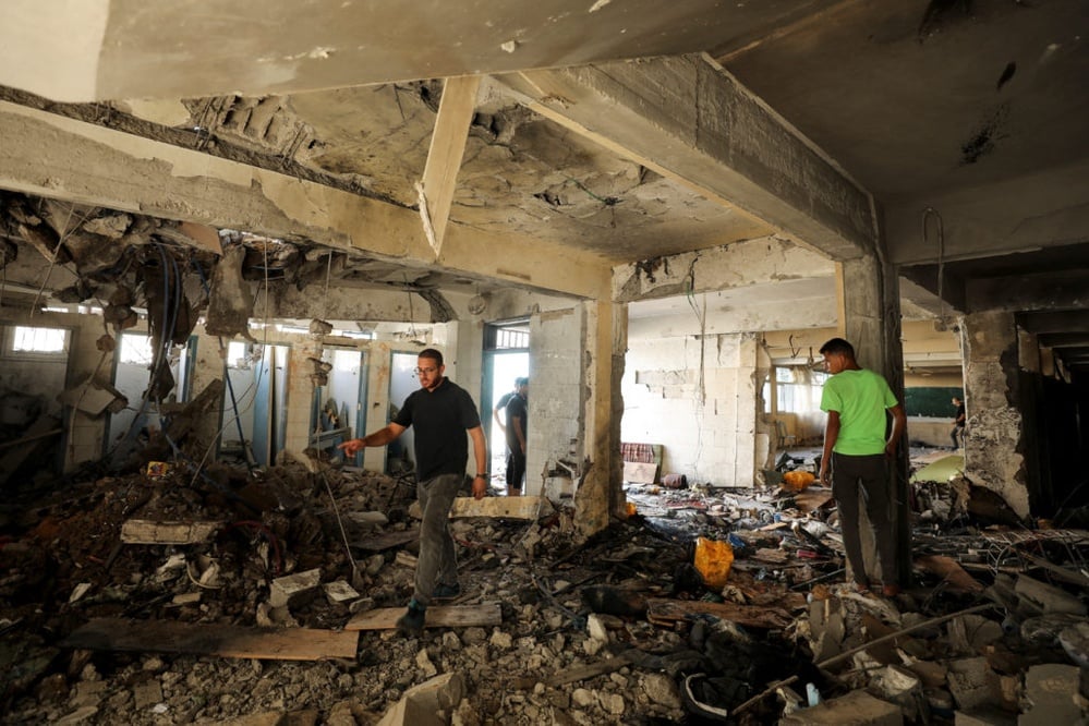 Israeli airstrike kills at least 22 people in a school building, Gaza health officials say