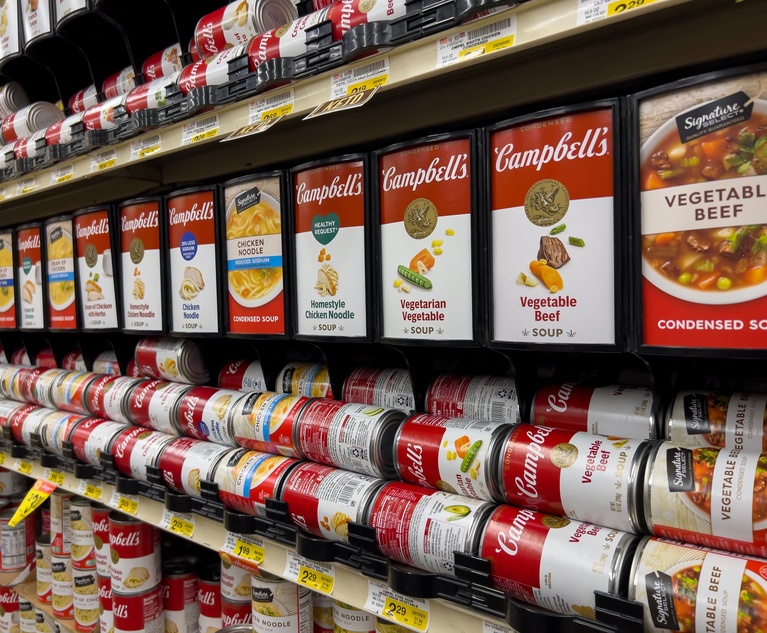 Judge Sides With Retail Display Company in Patent Dispute Against Campbell Soup, Grocery Stores