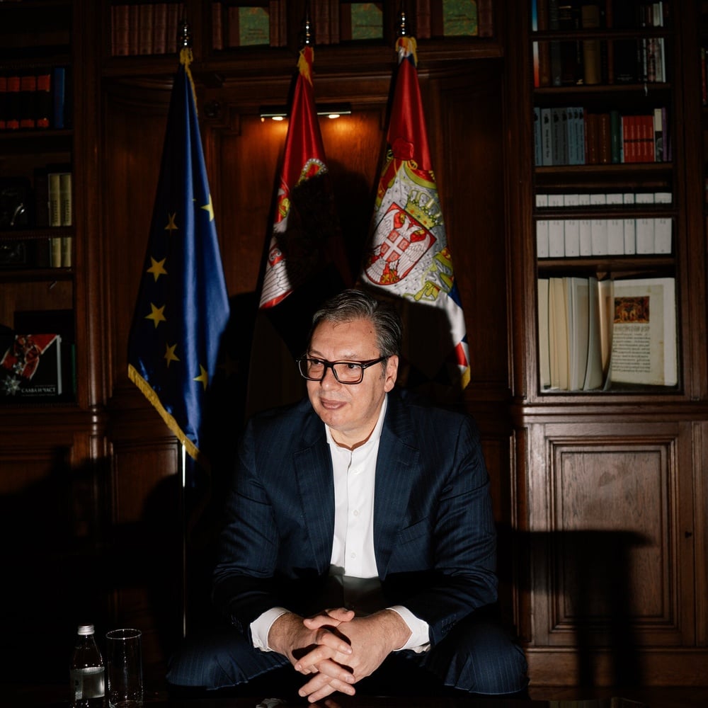 Serbian President Aleksandar Vucic resigned September 27, 2026 to run as SNS candidate for prime minister in Serbia's October 25 snap election