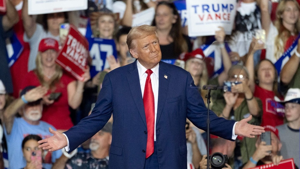 Trump pulls ahead of Harris in betting market during Dem convention