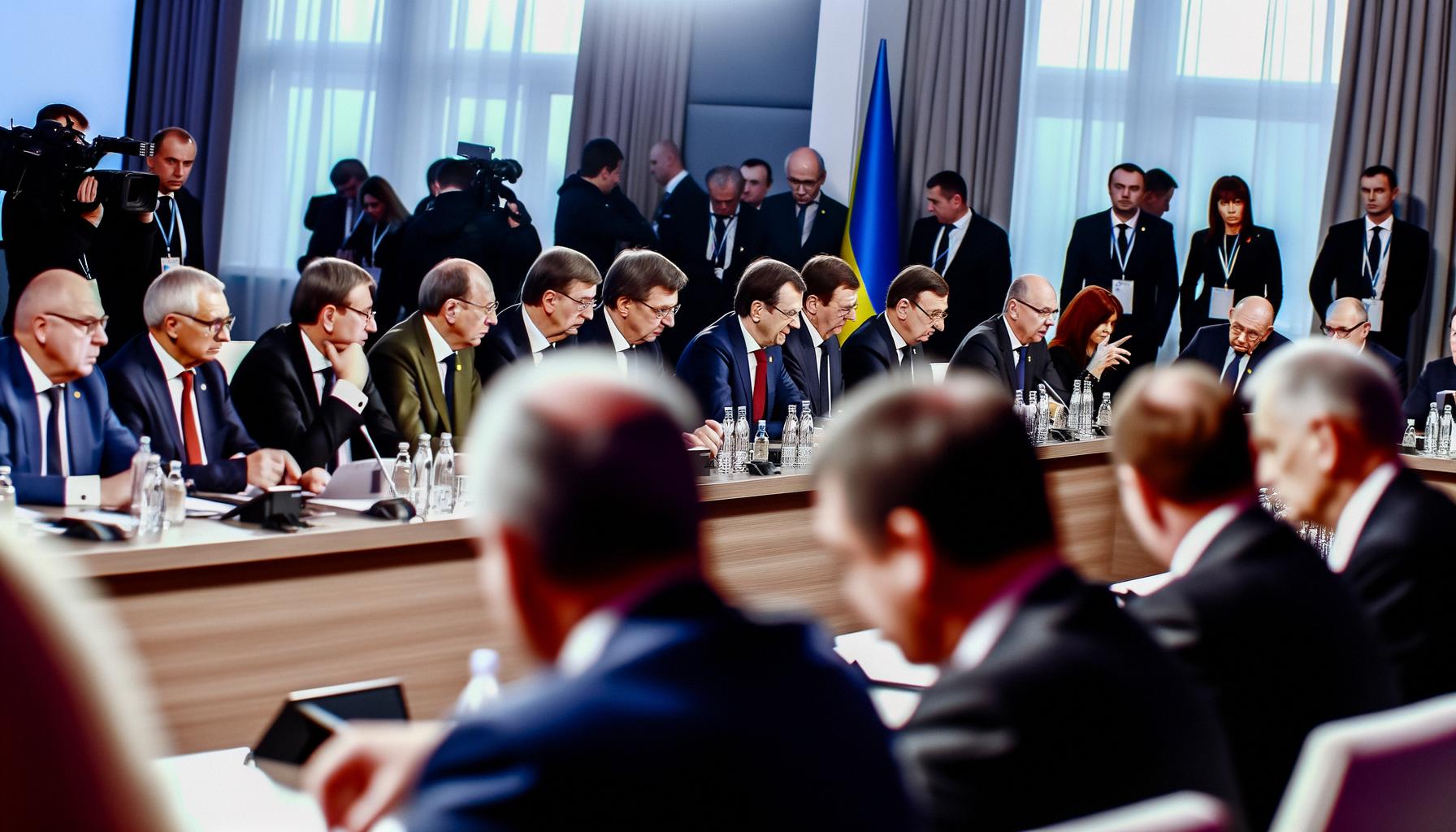 Significant progress stalled at Ukraine peace summit due to Russian absence.