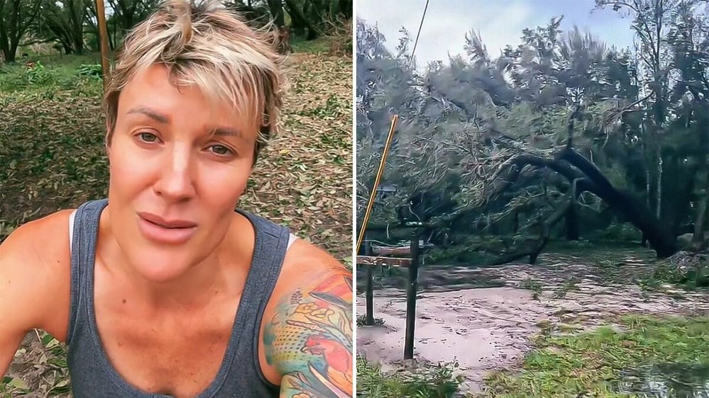 Viral Couple Who Stayed To Care For Animals Reveal Farm's Destruction After Hurricane Milton