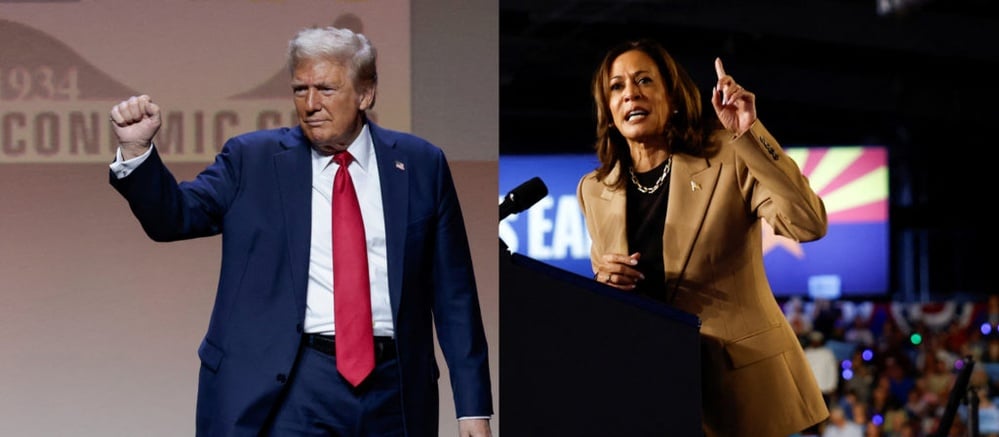 Trump is regaining ground in battleground states, challenging Harris's lead.