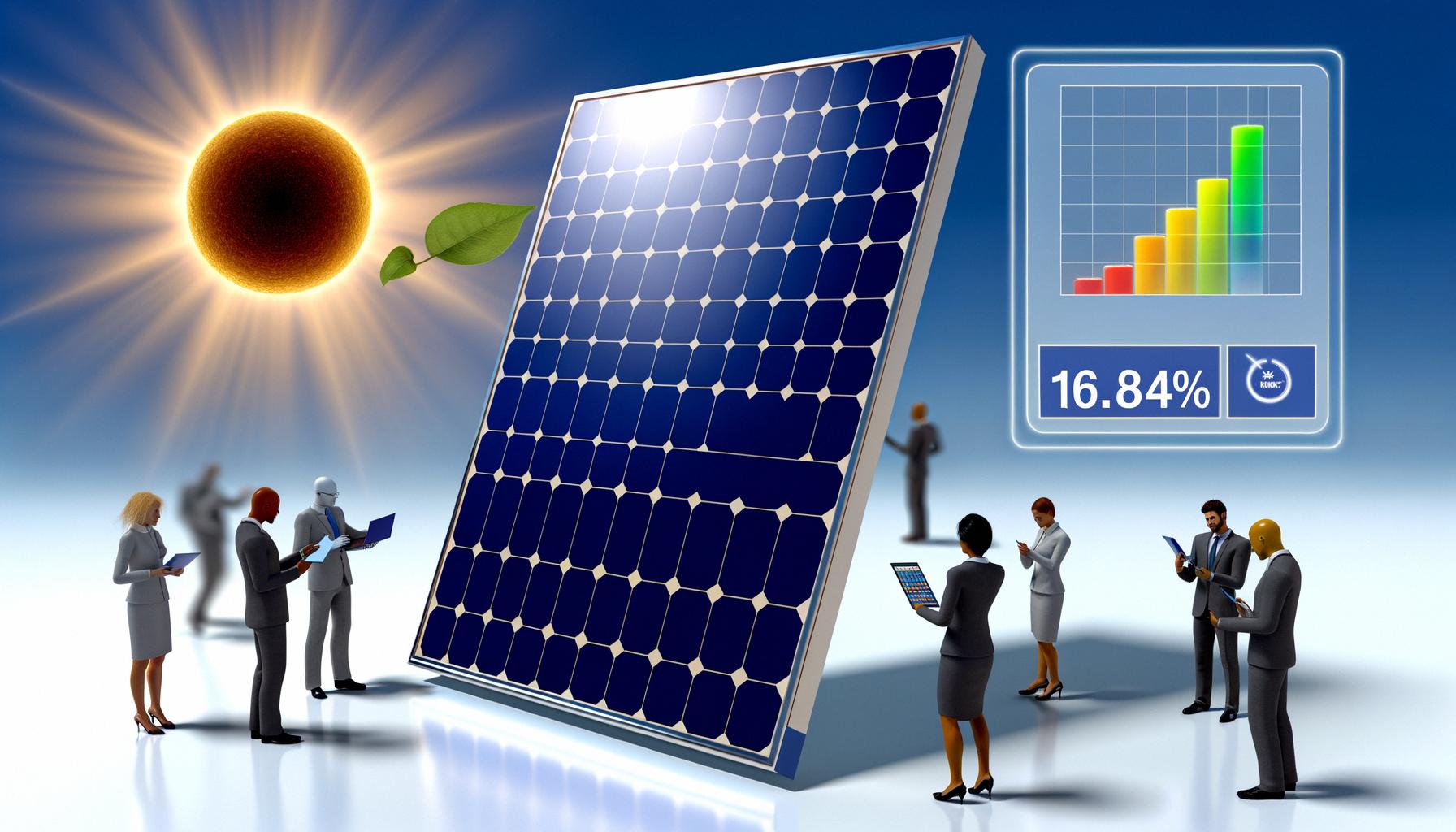 New solar cell hits 16.94% efficiency