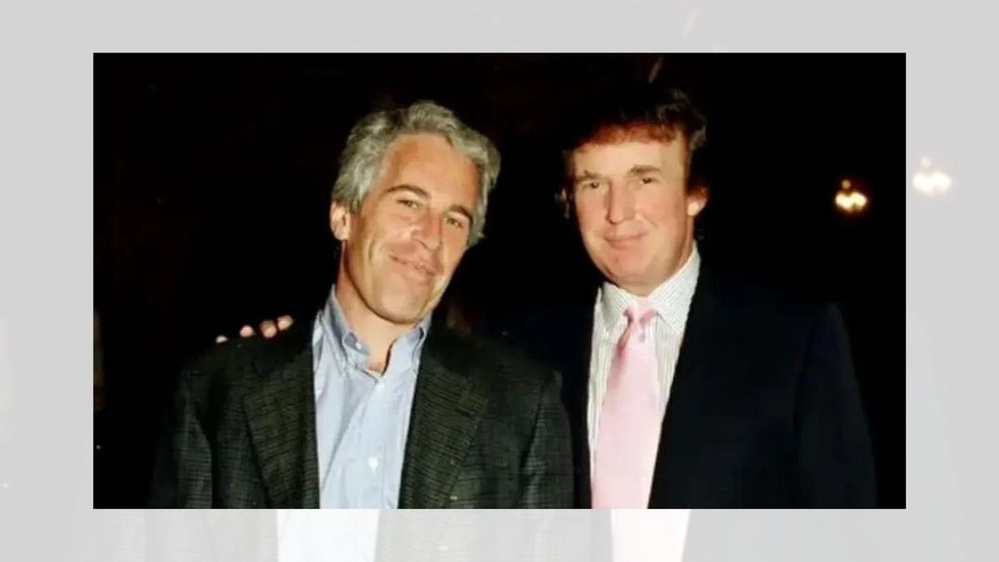 Real 1997 Photo of Trump and Jeffrey Epstein Together?