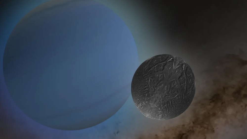 A moon of Uranus could have a hidden ocean, James Webb Space Telescope finds