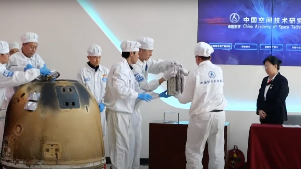 China opens Chang'e 6 return capsule containing samples from moon's far side