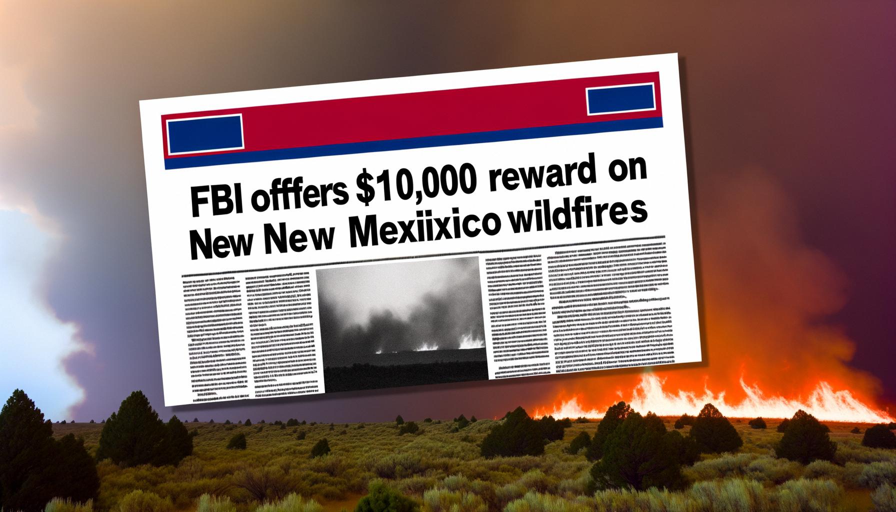 FBI offers $10,000 reward for information on deadly New Mexico wildfires.