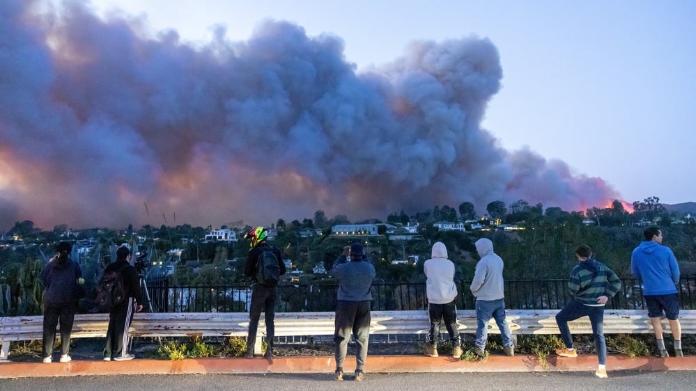 Wildfires devastate L.A.; climate change and resources in scrutiny.