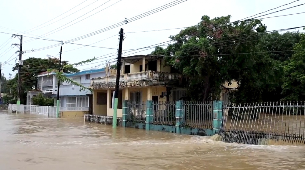 Ernesto becomes a hurricane after lashing Puerto Rico