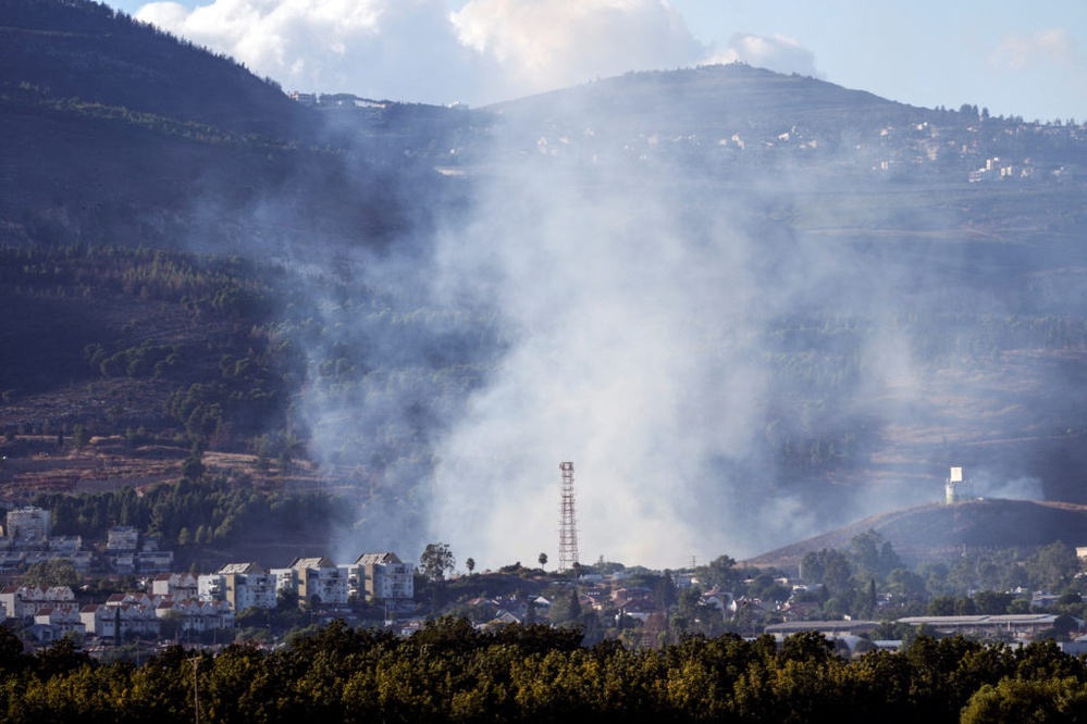 Hezbollah fires new barrage at Israel after electronic devices bombing