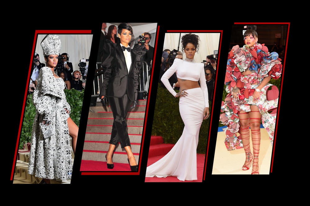 All of Rihanna's Met Gala Looks From 2007 to Now