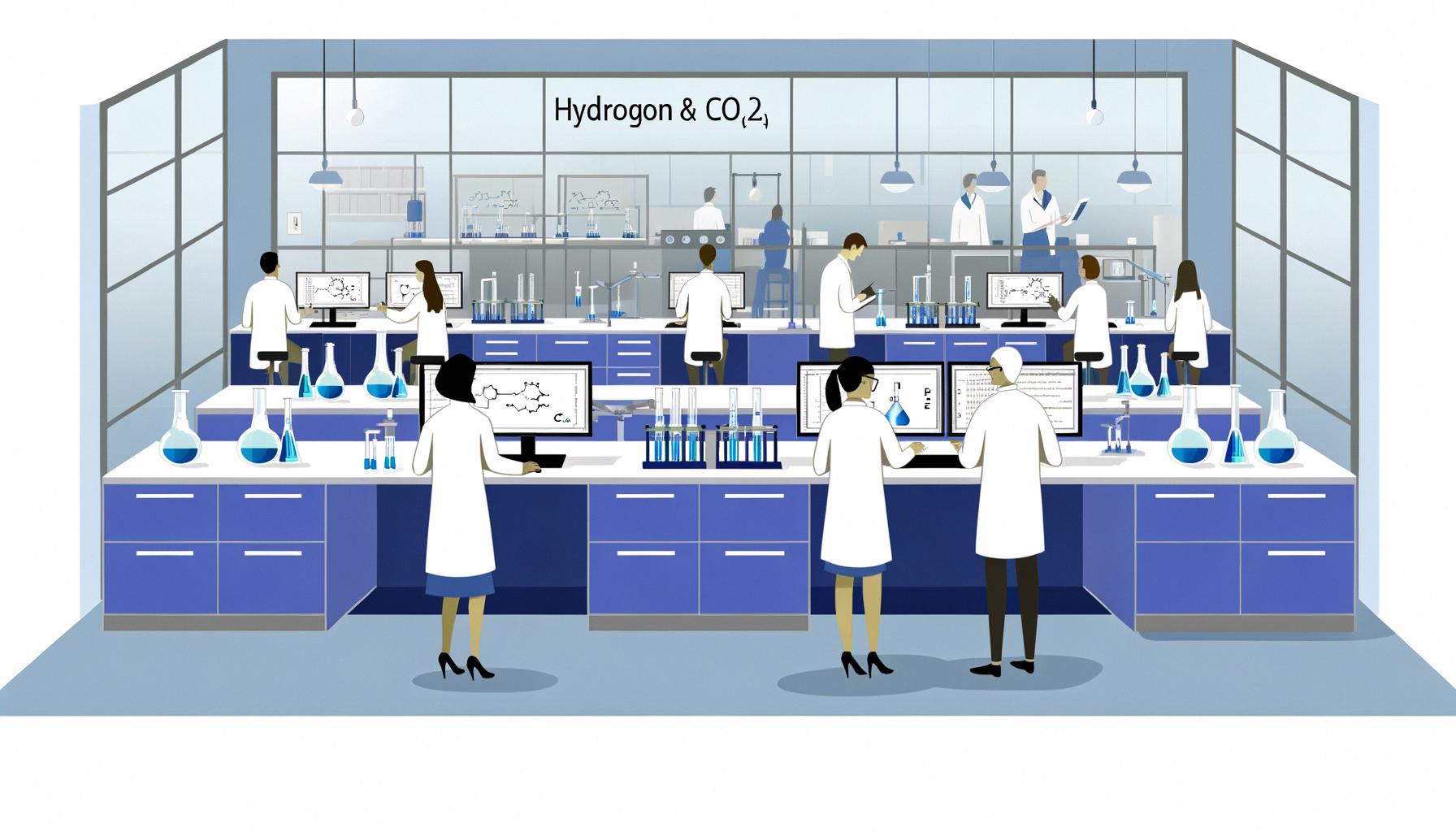 Hydrogen and CO2 research focus on energy and climate solutions