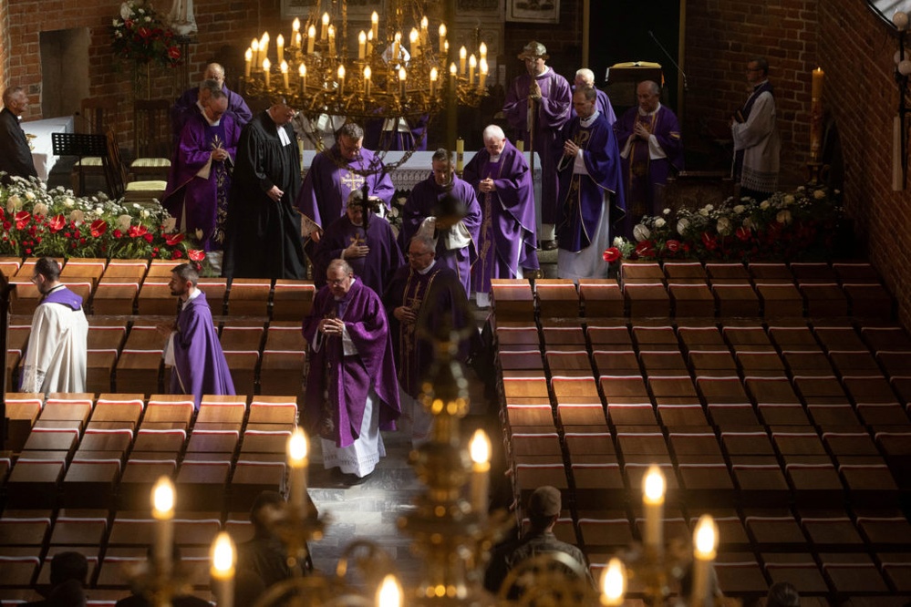 Poland holds funeral Mass for more than 700 victims of Nazi Germany's World War II massacres