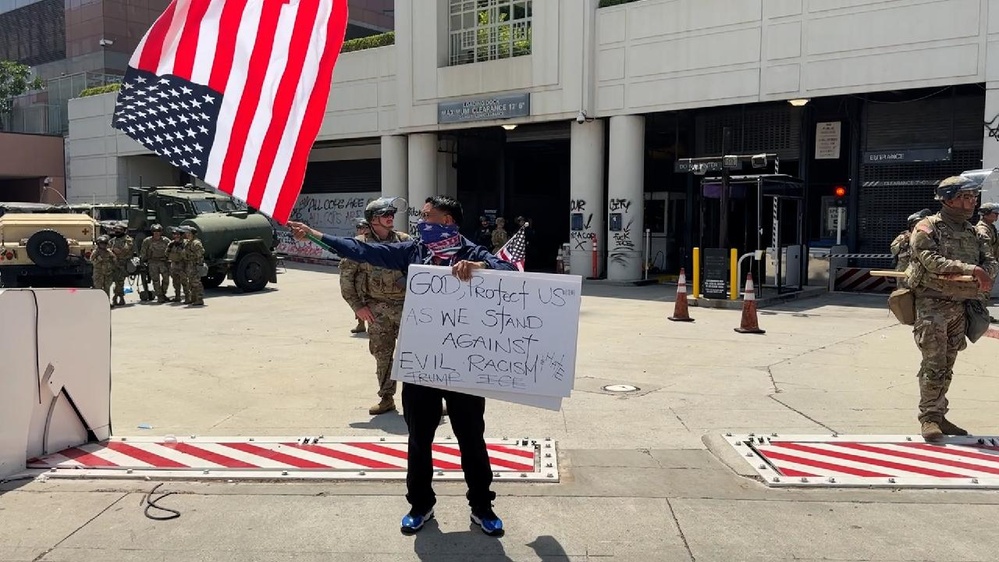 Los Angeles protests continue amid curfew and heavy security