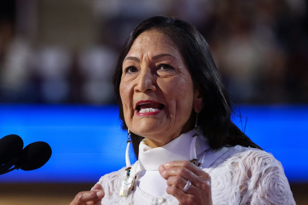 WATCH: Interior Secretary Deb Haaland speaks at 2024 Democratic National Convention | 2024 DNC Night 4