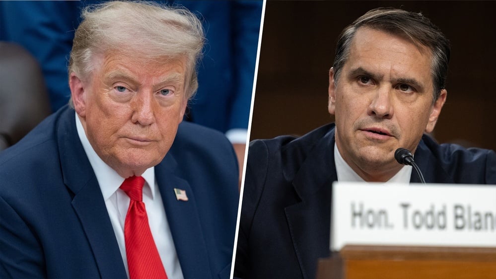 Senate Judiciary advanced Blanche 12–10 after a Republican dispute over the DOJ-IRS settlement