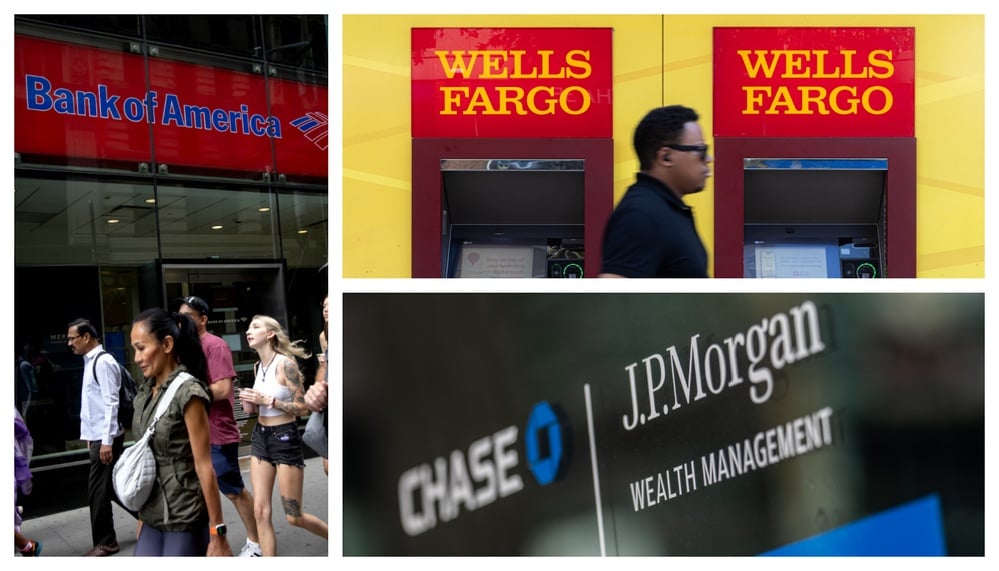 Top banks close branches, with one exception