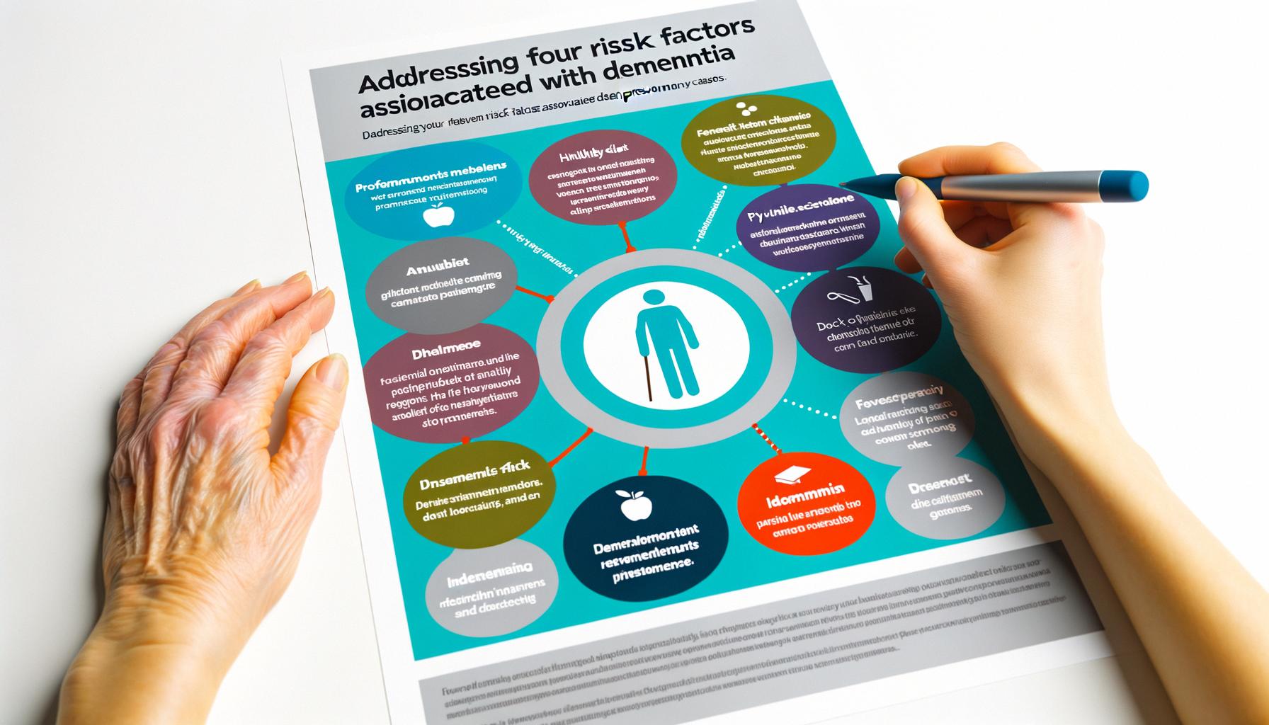 Modifiable risk factors can prevent nearly half of dementia cases.