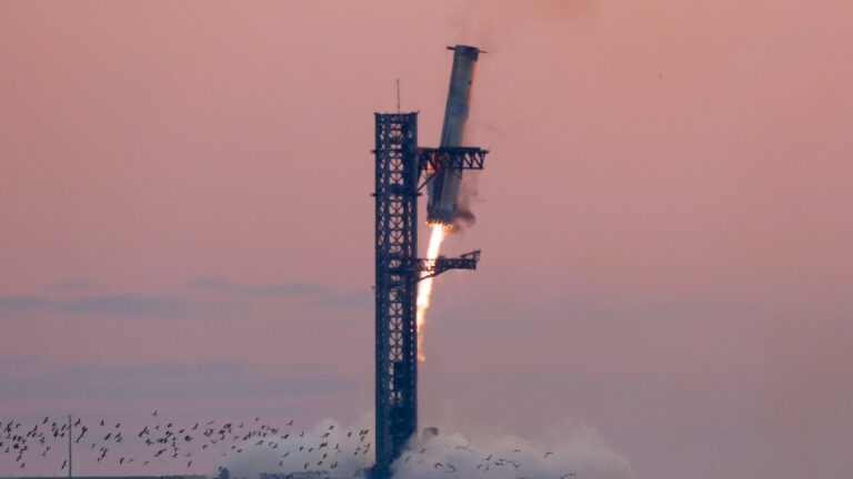 SpaceX catches returning rocket in mid-air, turning a fanciful idea into reality