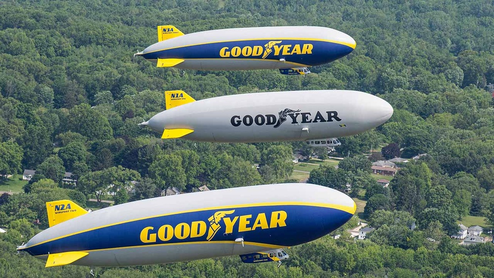 Goodyear marks 100th anniversary of blimp history with special flights