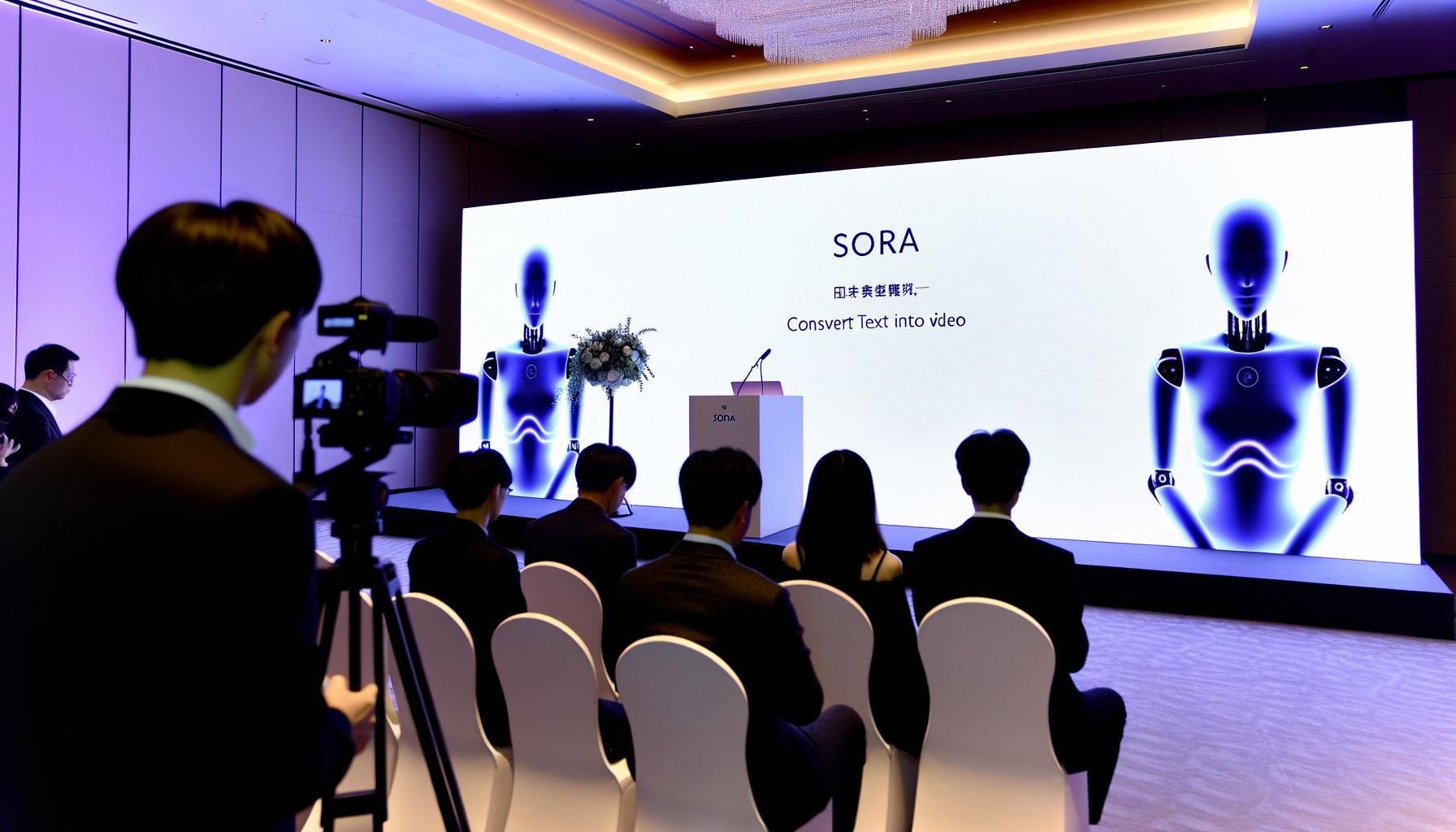 OpenAI launches Sora, a text-to-video AI model