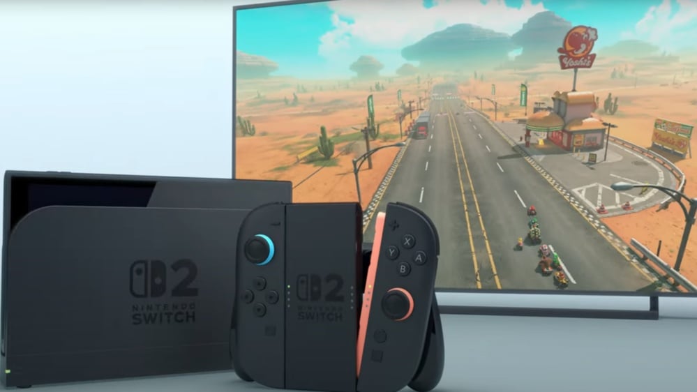 Nintendo announces the Switch 2 with new features and backward compatibility.