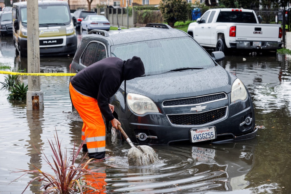 News Wrap: California drenched by first of two storms expected to hit