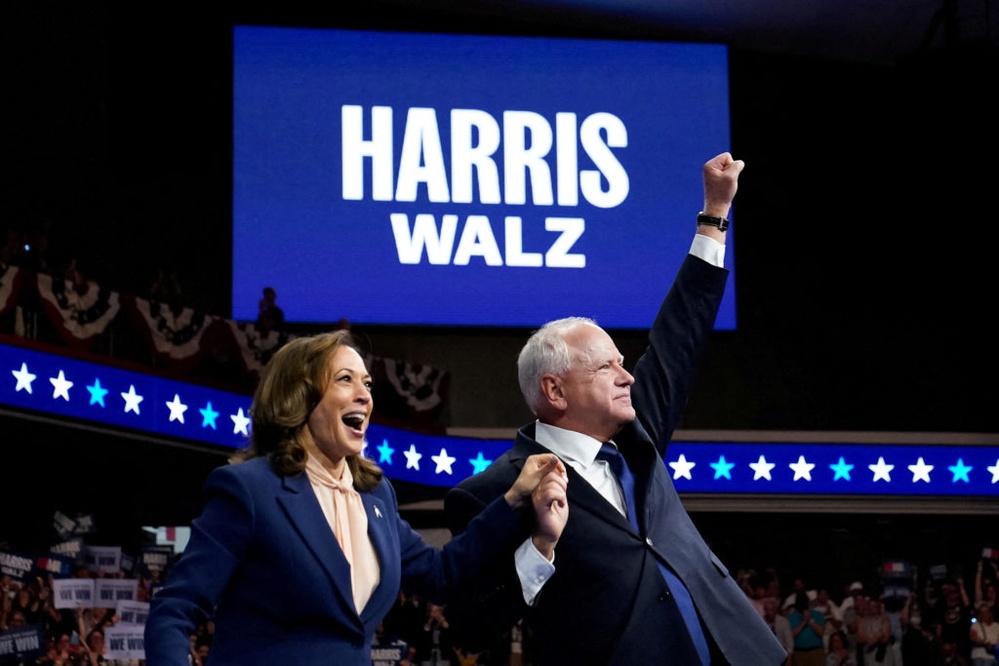 Walz pick amps up excitement for Harris in Midwest where Democrats look to soothe tensions