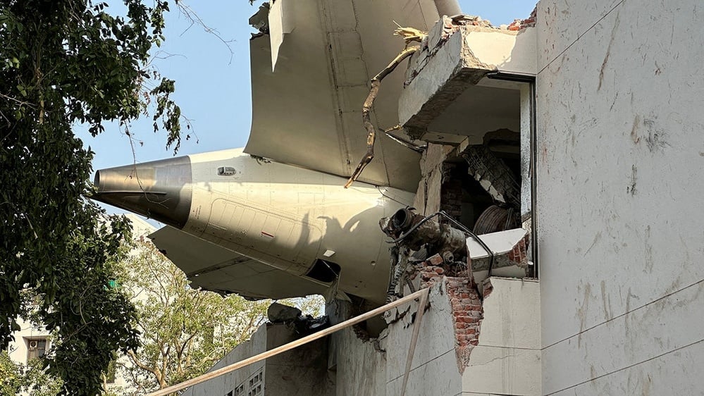 Air India Flight 171 crashes with over 200 casualties