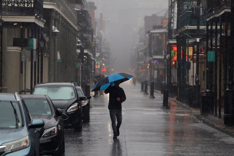 Strengthened by warm oceans, Francine hits Louisiana as a Category 2 hurricane