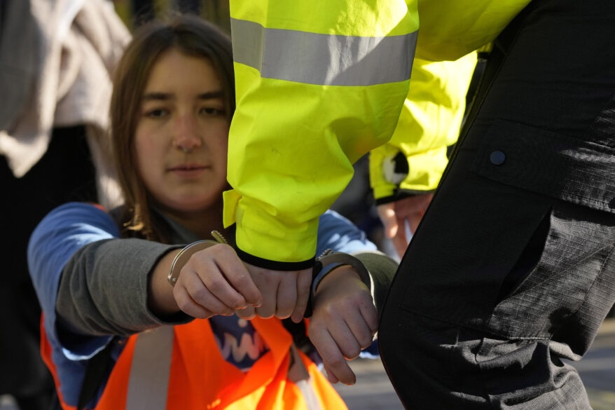 The Effort To Silence Climate Protesters