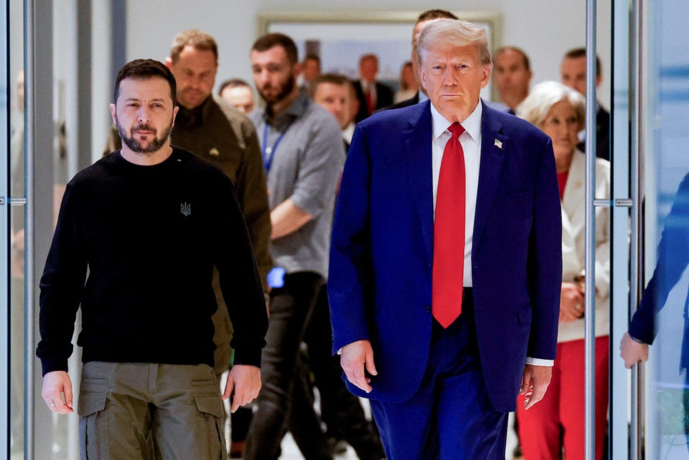 Zelenskyy visits Trump as election holds high stakes for Ukraine's future