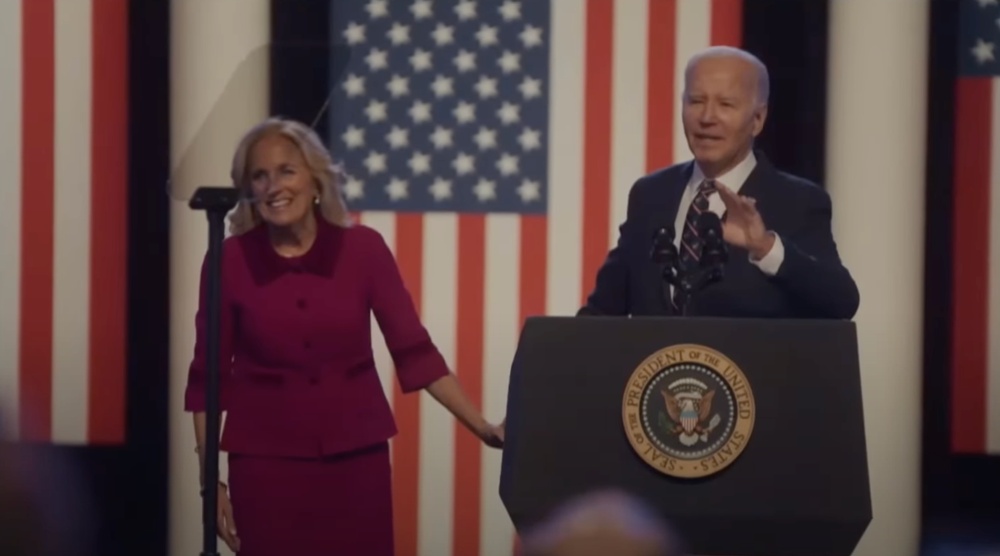 We're back: Biden's January 6 speech.