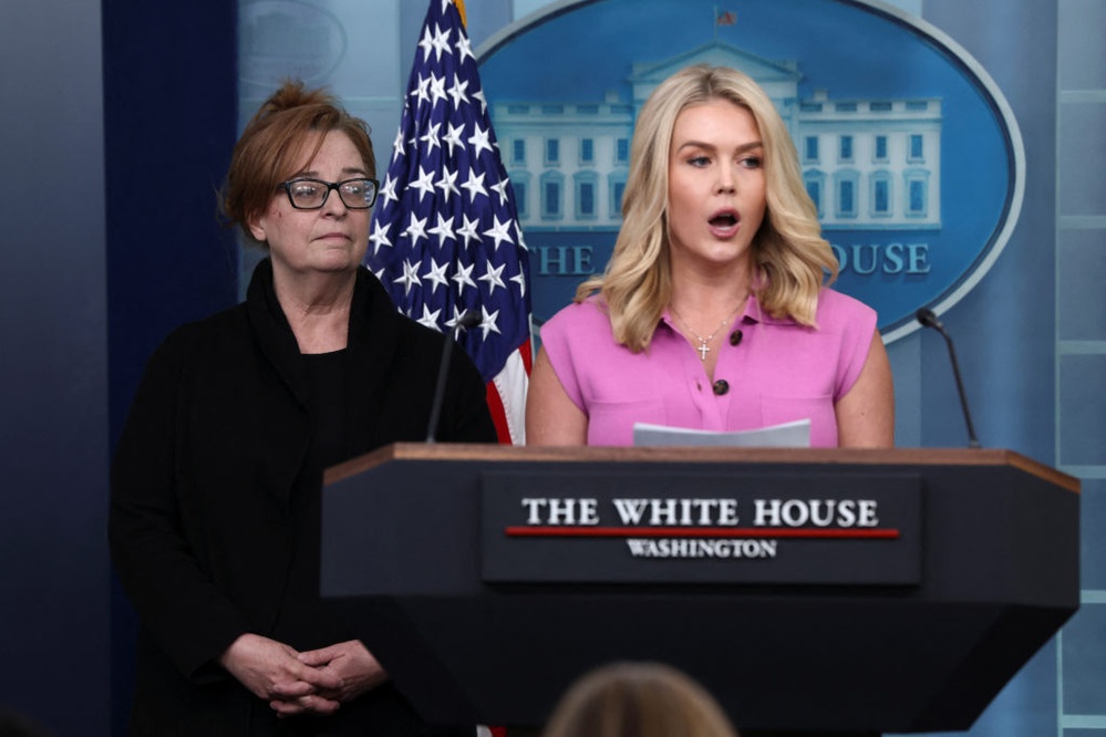 WATCH: Mother of woman killed by Salvadoran fugitive speaks at White House news briefing
