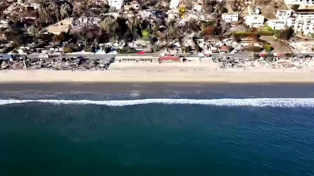 Los Angeles beaches remain closed after devastating wildfires