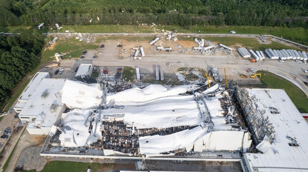 Tornado severely damages Pfizer North Carolina plant. Balanced News