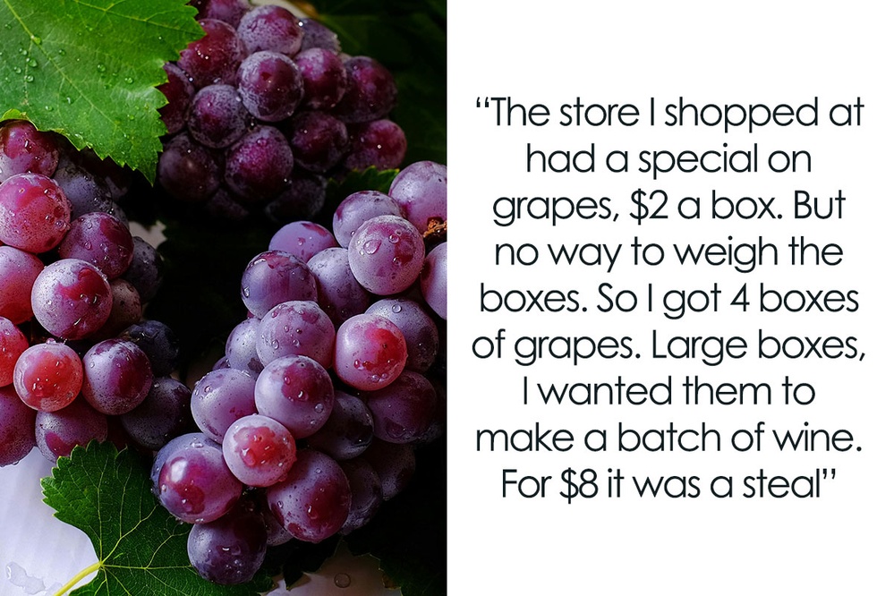 60YO Lady Gets Senior Discount, Buys 109 Pounds of Grapes For $8, Upset When Wine-Making Goes South