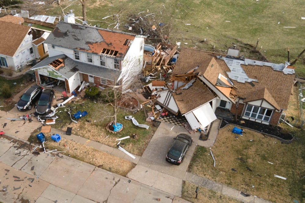 Severe storm causes widespread devastation and fatalities across multiple U.S. states.